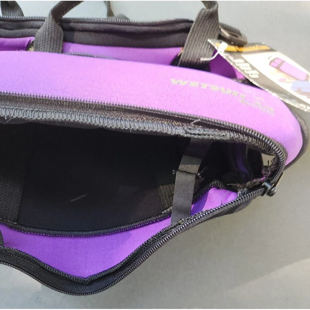 Wetsuit 2.0 Purple Padded Tablet Laptop Case Silicon Sports Carrying Strap